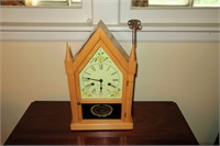 15" Seth Thomas maple shelf clock