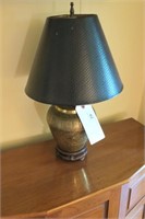 Oriental brass lamp