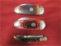 3 Rough Rider pocket knives (2 are 2-in-1)