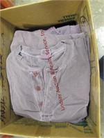 Box: 12 Cabelas henley shirts 4XLT (mixed colors)