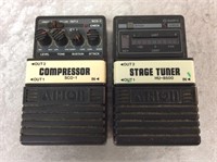 Arion Compressor and Stage Tuner Pedals