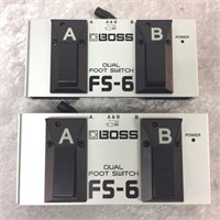 2 Boss FS-6 Dual Foot Switch