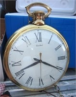 Large S.A. Co. Gentleman's Pocket Watch Wall Clock