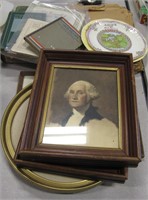 Vtg USA Historical Items - Books, Plates, Prints