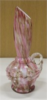 VNTG Murano Styled Marble Glass Bud Vase, 7"H