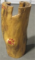 Native Style Decorated 27" Tall Cypress Trunk Burl