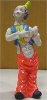 VNTG UCGC Decorative Porcelain Clown Figure, 11"H