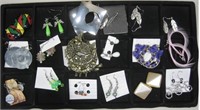 18 Pairs of Various Costume Earring Jewelry