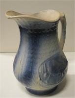Antique Ceramic Pitcher - 10" Tall
