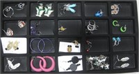 20 Pairs of Various Costume Earrings Jewelry