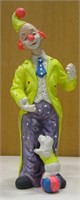 VNTG UCGC Decorative Porcelain Clown Figure, 11"H