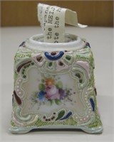 Japanese Moriage Porcelain Inkwell