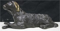 8" Long 2-Piece Cast Bronze Dog