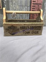 Barn board Harley-Davidson tool box