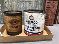 Standard Amoco, Diamond grease cans