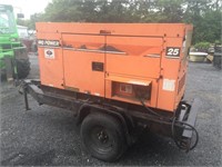MQ power generator on trailer