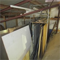 Misc lot including various sizes of Plywood, OSB,