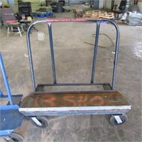 Heavy duty shop plywood/sheetrock cart