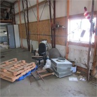 Misc. lot including,pallets, duct work, epoxy, etc