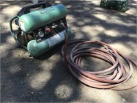 Hitachi Dual Tank Air Compressor w/Hose