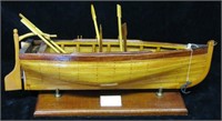 HAND CRAFTED WOODEN BOAT MODEL