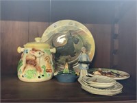 SHELF LOT OF CHINA includes: DOULTON SERIESWARE