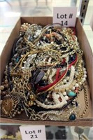 Case 1: Tray lot of Costume Jewelry-