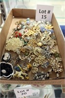 Case 1: Tray lot of Costume Jewelry-