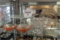 Case 1: (9) Pieces Glassware -