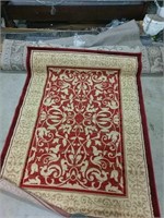 Dallas red baroness style 5'3x7'2 rug