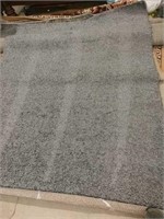 Easy shag 6'7x9' grey rug
