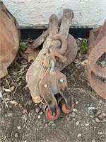 LARGE DOUBLE PULLEY X3
