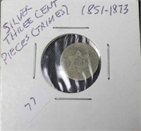 3 CENT SILVER  NO DATE