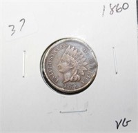 1860 INDIAN HEAD CENT VG