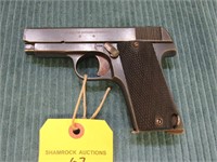 "Ruby" 7.65 cal pistol, sn 281, 3.25" barrel,