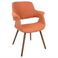 LUMISOURCE VINTAGE FLAIR CHAIR ORANGE