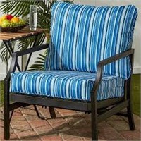 GREENDALE HOME FASHIONS OUTDOOR COSTAL STRIPE SEAT