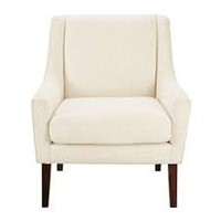 INK+IVY SCOTT CREAM MOROCCO LOUNGE CHAIR