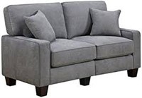 SERTA RTA PALISADES COLLECTION 61" LOVESEAT GREY