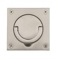 BALDWIN FLUSH RING PULL SATIN NICKEL