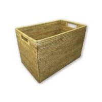 ARTIFACTS TRADING RATTAN LEGAL FILE BASKET WITH