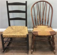 2 ANTIQUE ROCKING CHAIRS