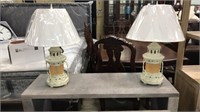 Distressed Lantern Lamps