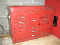 10 Drawer Tool Box 12x26x19 Lid Needs Repaired