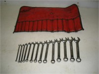 SNAP ON TOOL Metric Combination Wrench Set 6 to