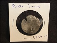 Pirate Treasure Coin  Silver 4 Reales