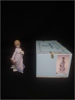 1988 Lladro #7604 School Days Girl w/Original Box