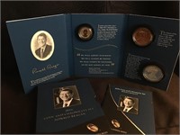 Ronald Reagan Coin and Chronicles Set