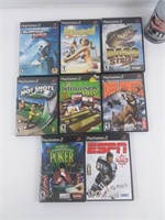 8 jeux Playstation 2 video games