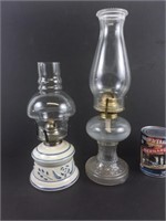 2 lampes à huile - Oil lamps